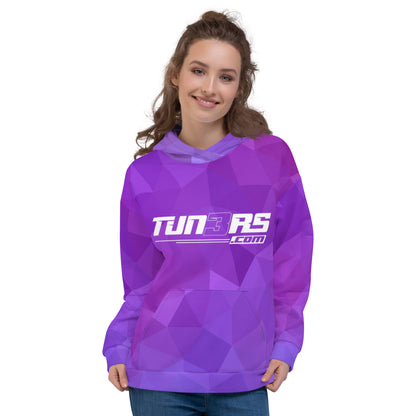 Tun3rs Full Print Purple Hoodie