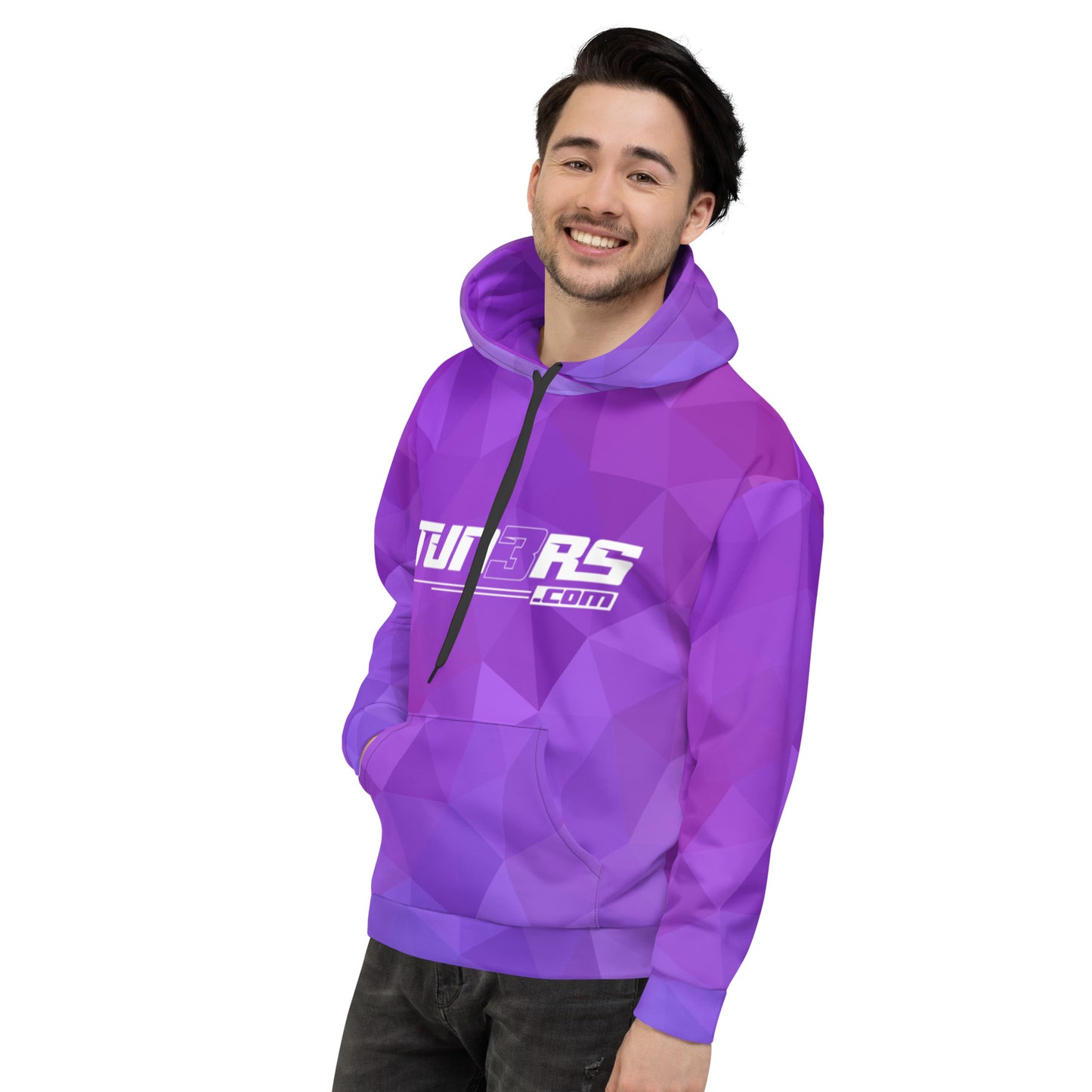 Tun3rs Full Print Purple Hoodie