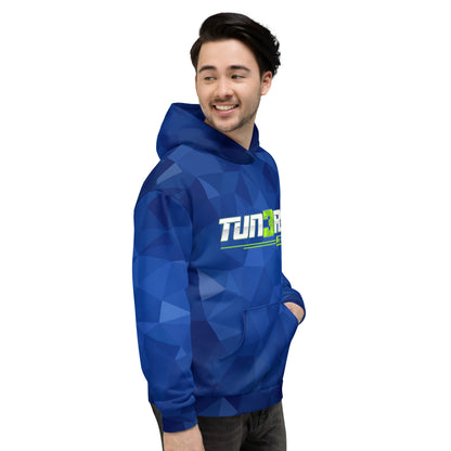 Tun3rs Full Print Blue Hoodie