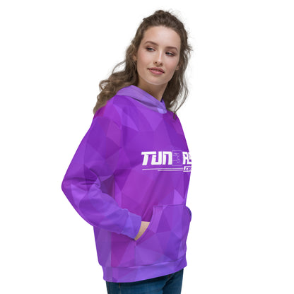 Tun3rs Full Print Purple Hoodie