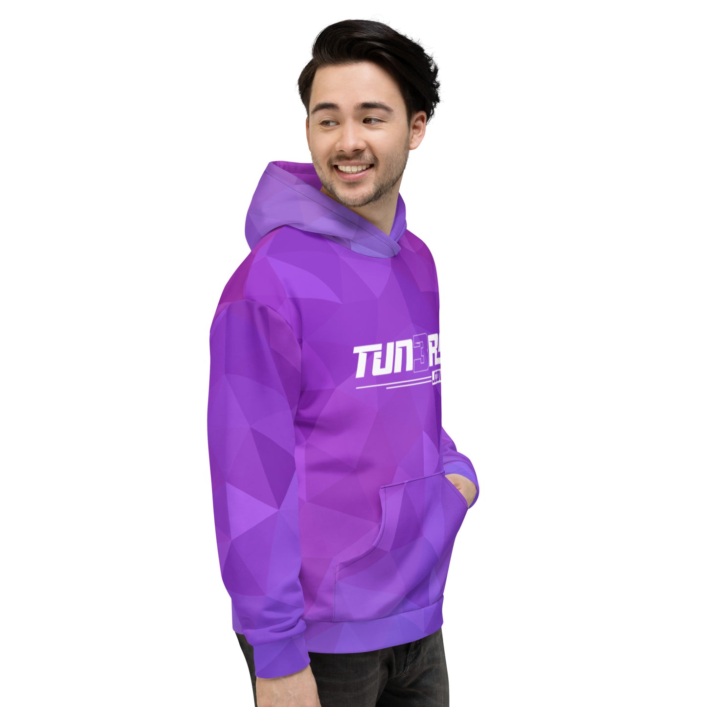 Tun3rs Full Print Purple Hoodie